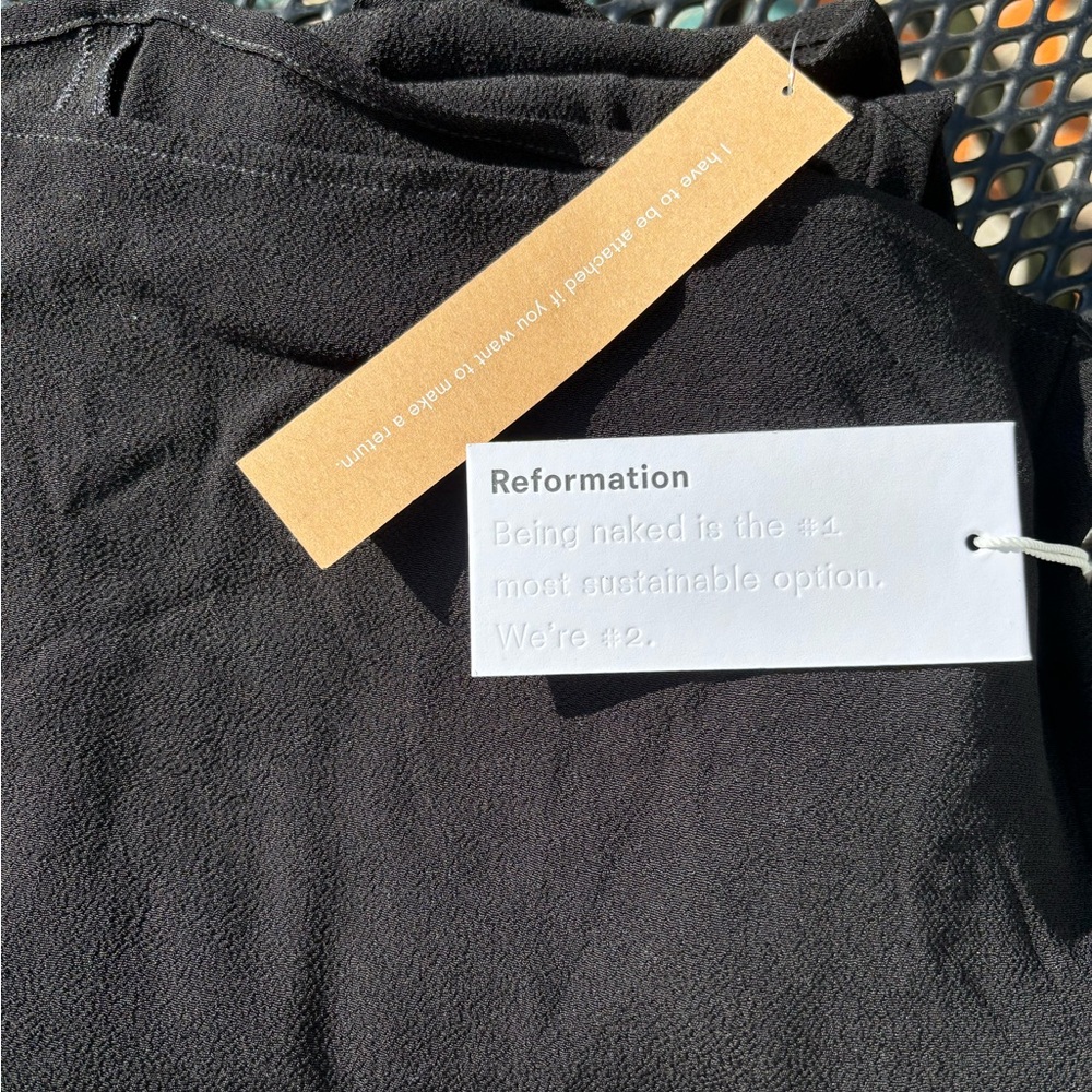 Reformation dress. New, with tags. Size 8.